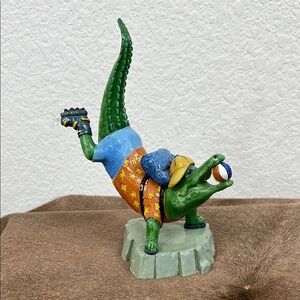 Gators Galore Pal A Gator 2002 Collctors Limited Edition Alligator Statue Skater